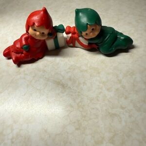 Avon Holiday Elf Duo - Red and Green
